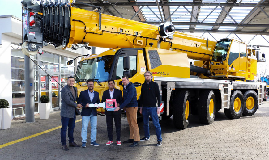 Two Grove GMK4100L-2 all-terrain cranes added to Galfar Al Misnad’s fleet